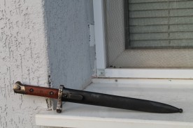 Original WWII Rare Austro-Hungary Mannlicher M95 Bayonet Knife.